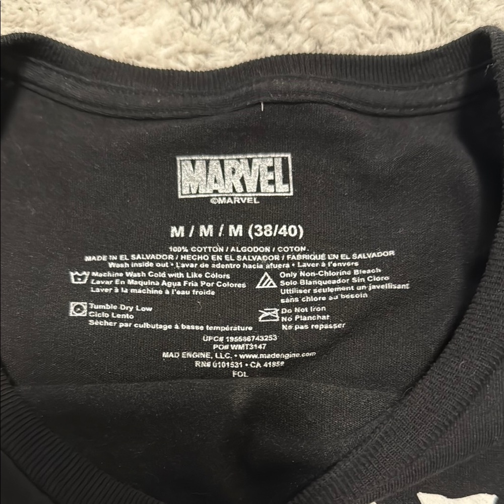 Marvel Men’s Black Venom Graphic T-Shirt size M - Picture 3 of 3
